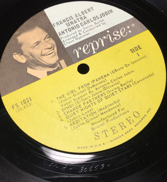 Francis Albert Sinatra* & Antonio Carlos Jobim : Francis Albert Sinatra & Antonio Carlos Jobim (LP, Album)