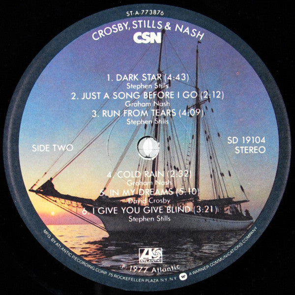 Crosby, Stills & Nash : CSN (LP, Album, Pre)