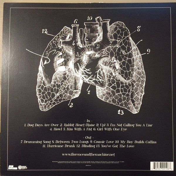 Florence And The Machine : Lungs (LP, Album, Gat)