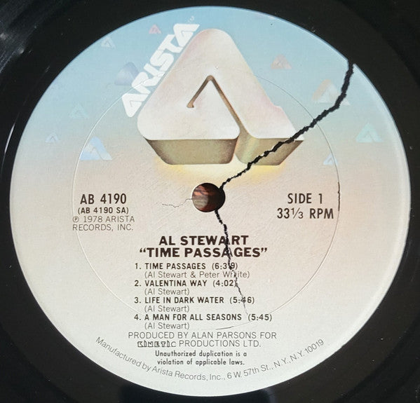 Al Stewart : Time Passages (LP, Album, SXT)