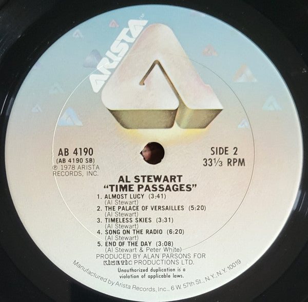 Al Stewart : Time Passages (LP, Album, SXT)