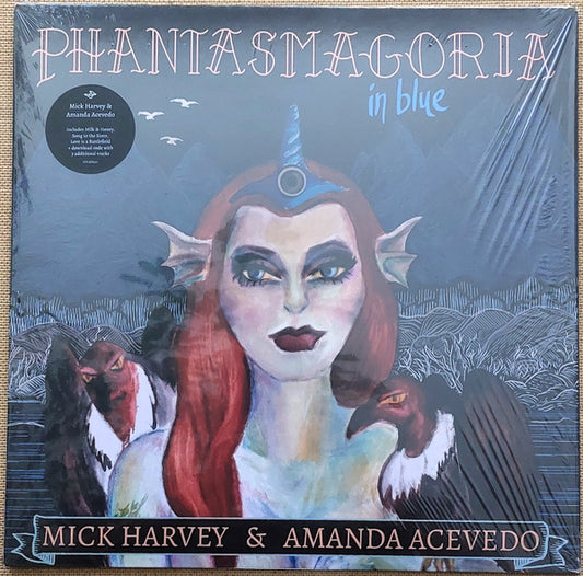 Mick Harvey & Amanda Acevedo : Phantasmagoria In Blue (LP, Album)