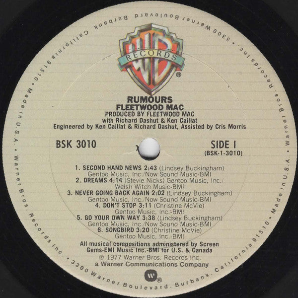 Fleetwood Mac : Rumours (LP, Album, Club, Col)