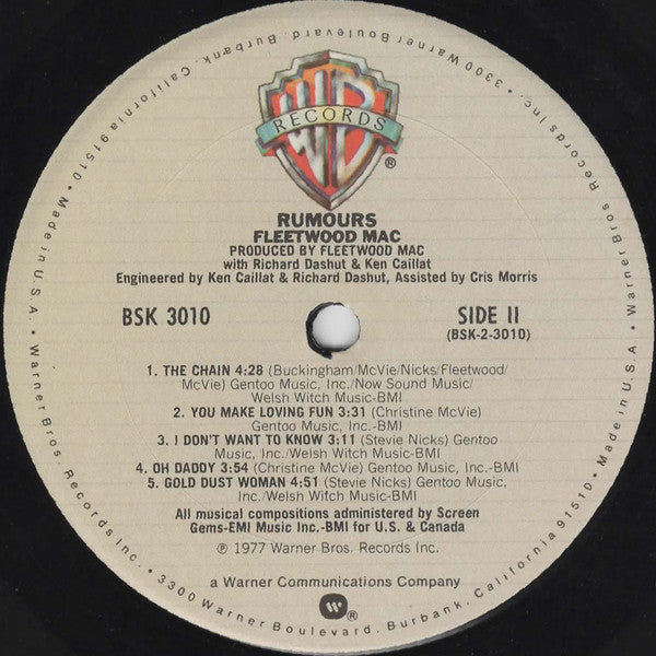 Fleetwood Mac : Rumours (LP, Album, Club, Col)