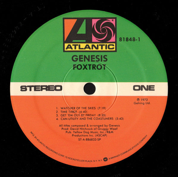 Genesis : Foxtrot (LP, Album, RE, Spe)