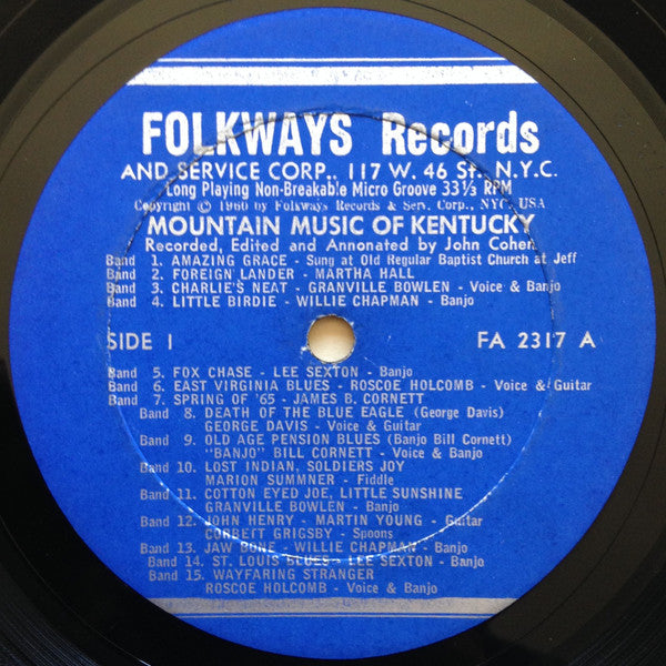 Various : Mountain Music Of Kentucky (LP, Comp)