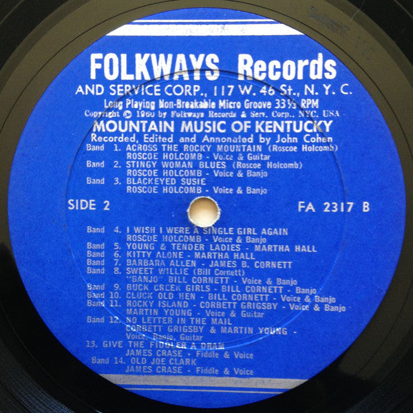 Various : Mountain Music Of Kentucky (LP, Comp)