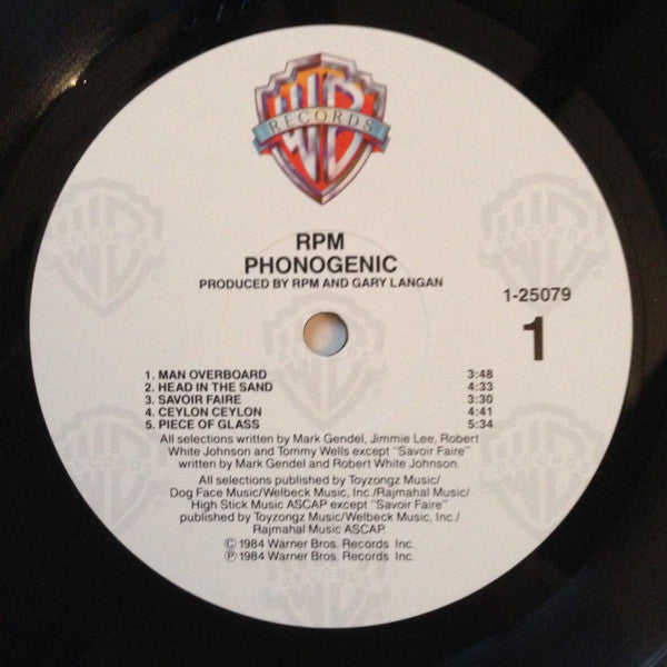 RPM (6) : Phonogenic (LP, Album)