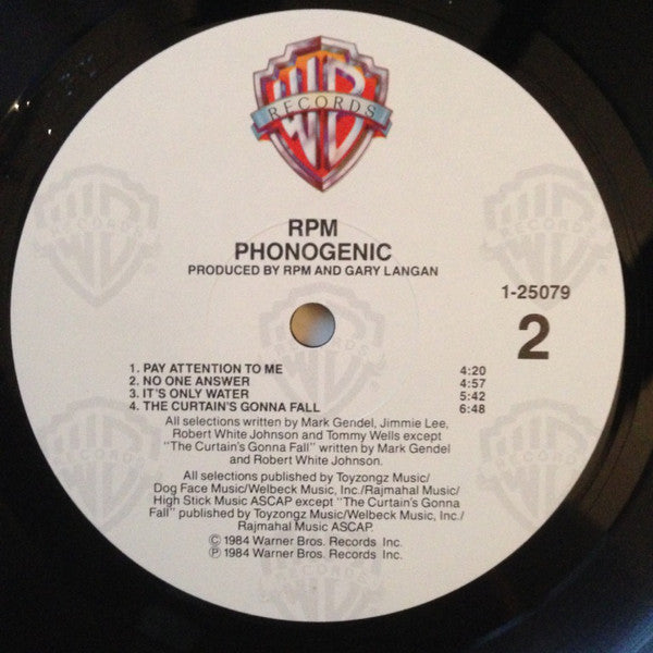 RPM (6) : Phonogenic (LP, Album)