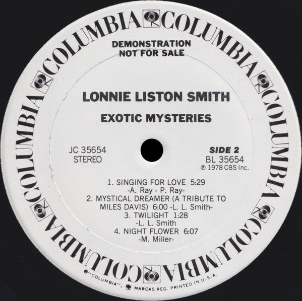 Lonnie Liston Smith : Exotic Mysteries (LP, Album, Promo, Ter)