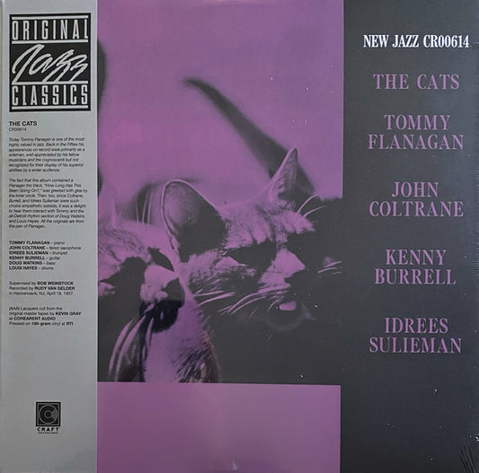 Tommy Flanagan, John Coltrane, Kenny Burrell, Idrees Sulieman : The Cats (LP, Album, Mono, RE, 180)