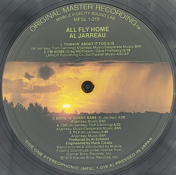 Al Jarreau : All Fly Home (LP, Album, Ltd)