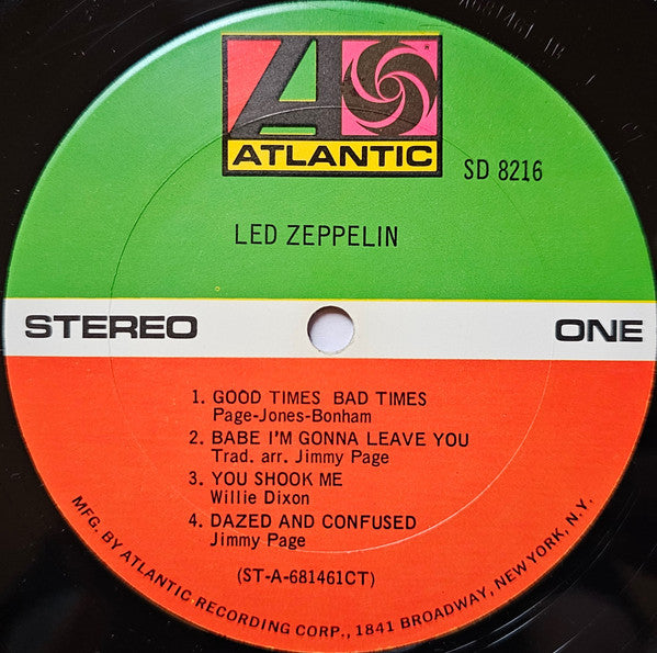 Led Zeppelin : Led Zeppelin (LP, Album, CT )
