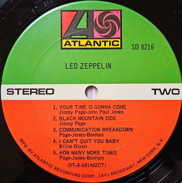 Led Zeppelin : Led Zeppelin (LP, Album, CT )