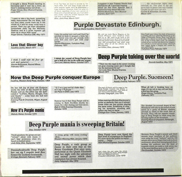 Deep Purple : Who Do We Think We Are (LP, Album, Gat)
