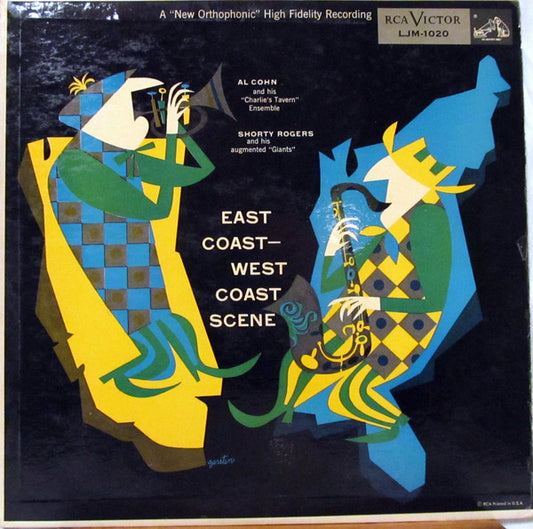 Al Cohn And His "Charlie's Tavern" Ensemble And Shorty Rogers And His Augmented "Giants" : East Coast - West Coast Scene (LP, Album)