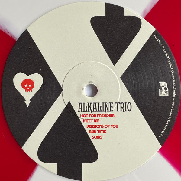 Alkaline Trio : Blood, Hair, And Eyeballs (LP, Album, Ltd, Whi)