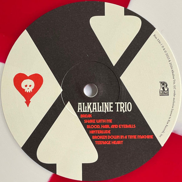 Alkaline Trio : Blood, Hair, And Eyeballs (LP, Album, Ltd, Whi)