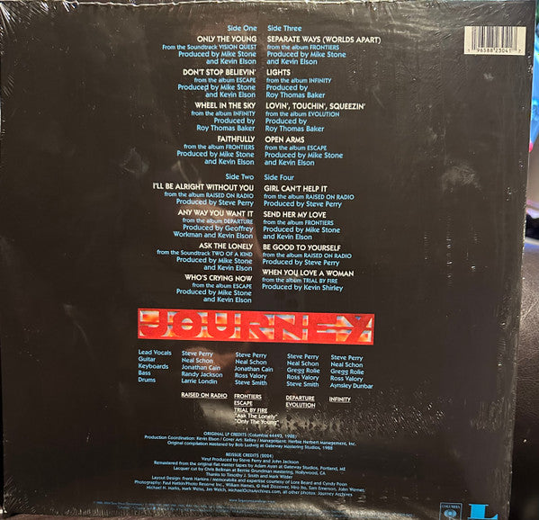 Journey : Greatest Hits (2xLP, Comp, RE, RM, Gat)