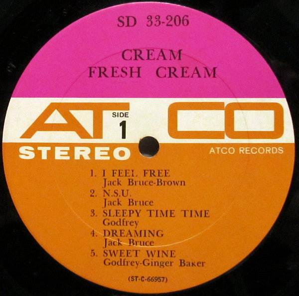 Cream (2) : Fresh Cream (LP, Album, Ter)