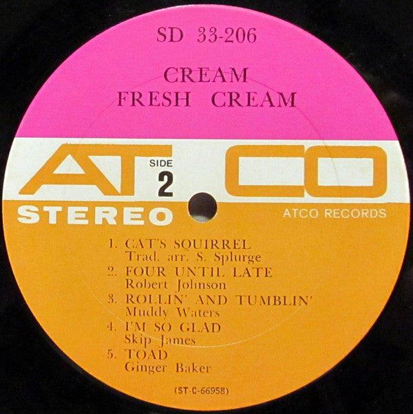Cream (2) : Fresh Cream (LP, Album, Ter)