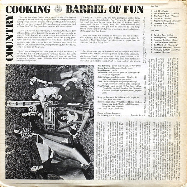 Country Cooking : Barrel Of Fun (LP, Album)