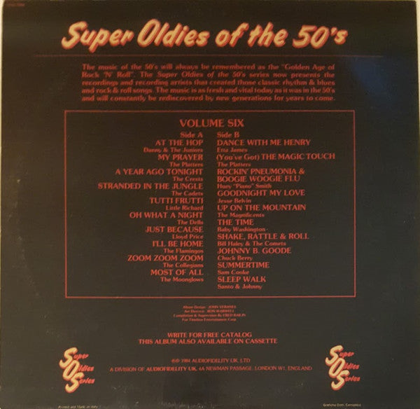 Various : Super Oldies Of The 50's, Volume 6 (LP, Comp)