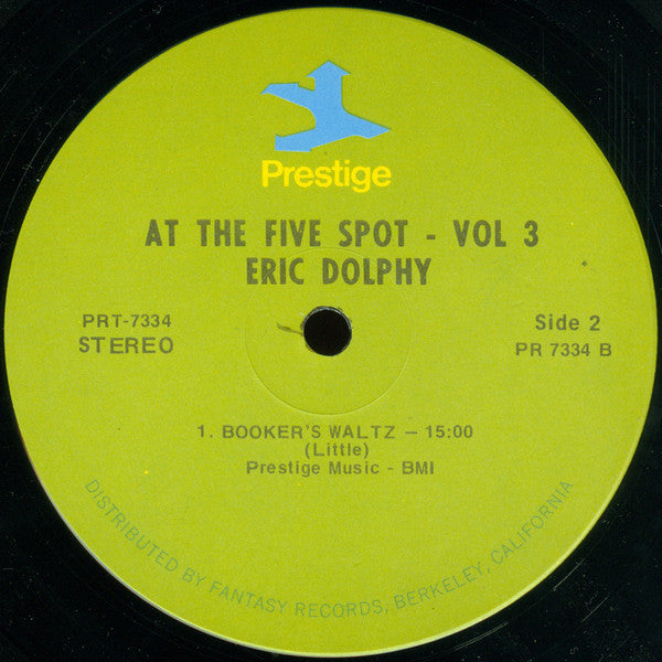 Eric Dolphy & Booker Little : Memorial Album Recorded Live At The Five Spot (LP, Album, RE)