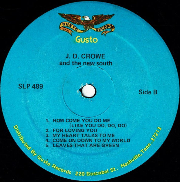J.D. Crowe And The New South* : J.D. Crowe And The New South (LP, Album, Blu)
