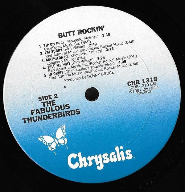 The Fabulous Thunderbirds : Butt Rockin' (LP, Album)