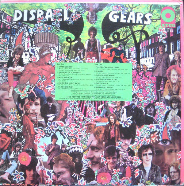 Cream (2) : Disraeli Gears (LP, Album, MO)