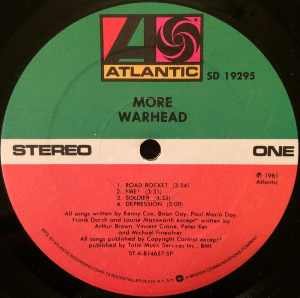 More (4) : Warhead (LP, Album)