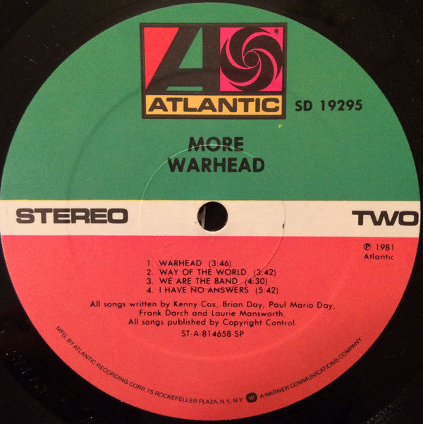 More (4) : Warhead (LP, Album)