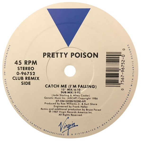 Pretty Poison : Catch Me (I'm Falling) (12", RP)