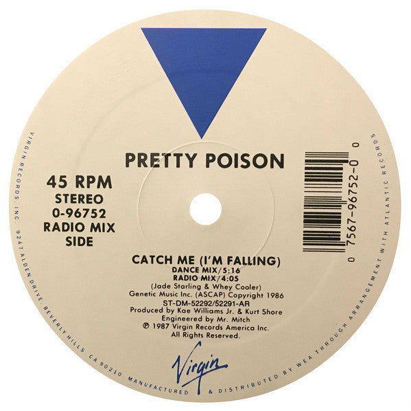 Pretty Poison : Catch Me (I'm Falling) (12", RP)