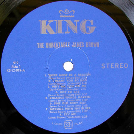 James Brown And The Famous Flames* : The Unbeatable 16 Hits (LP, Album, RE)