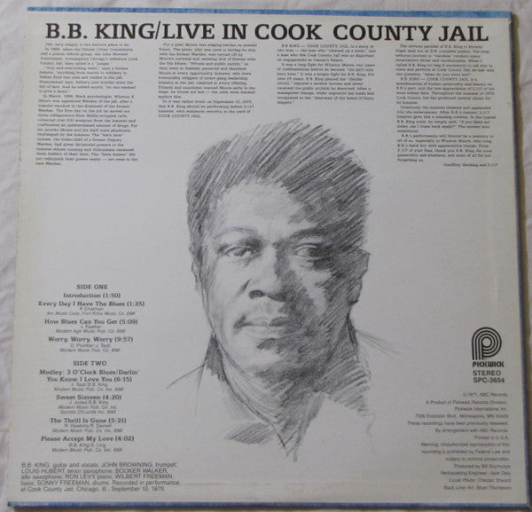 B.B. King : Live In Cook County Jail (LP, RE)