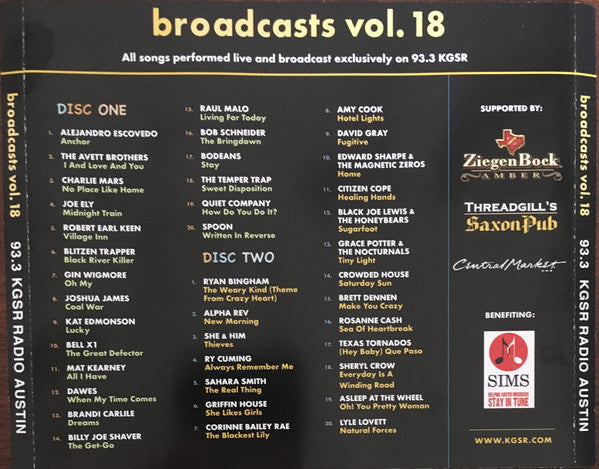 Various : Broadcasts Vol. 18 (2xCD, Ltd)