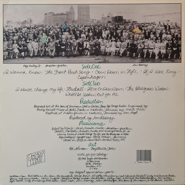 Robert Earl Keen : The Live Album (LP, Album)
