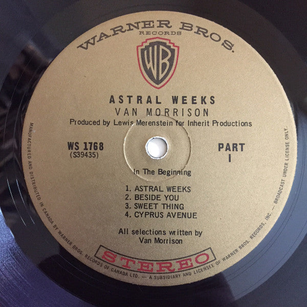 Van Morrison : Astral Weeks (LP, Album)