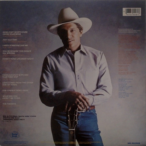 George Strait : Does Fort Worth Ever Cross Your Mind (LP, Album, Club)
