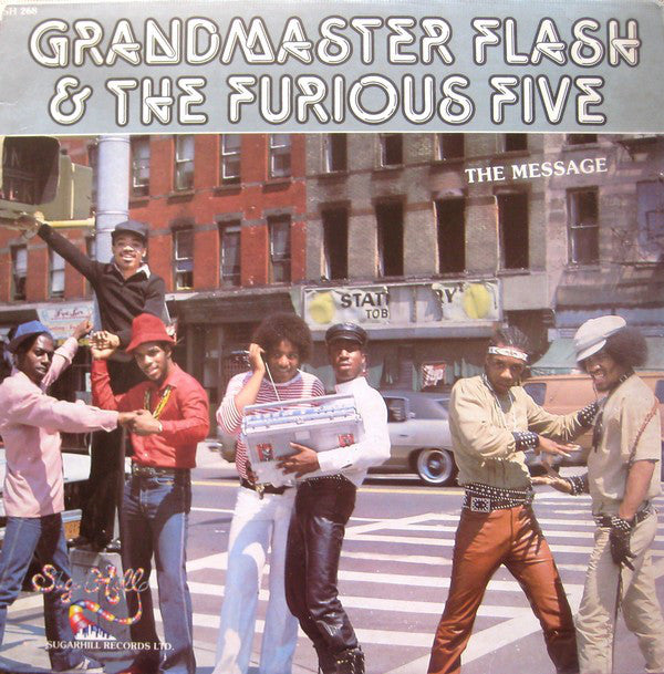 Grandmaster Flash & The Furious Five : The Message (LP, Album)