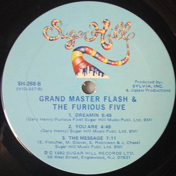 Grandmaster Flash & The Furious Five : The Message (LP, Album)