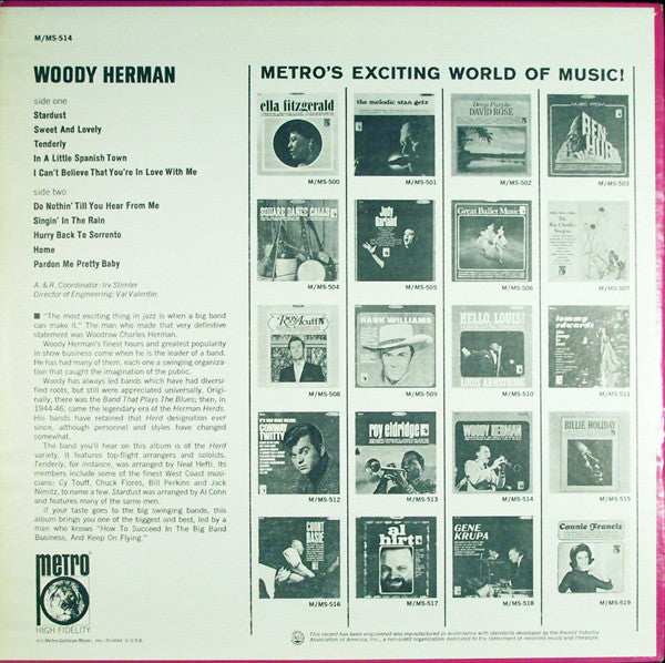 Woody Herman : Woody Herman (LP)