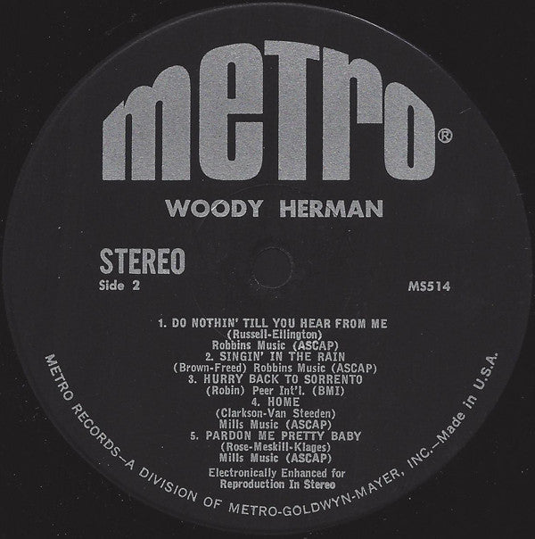 Woody Herman : Woody Herman (LP)