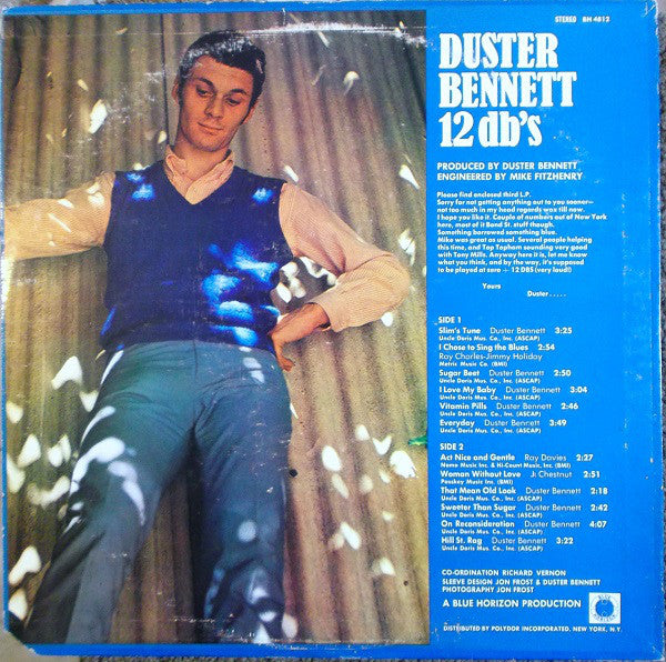 Duster Bennett : 12 DB's (LP, Album)