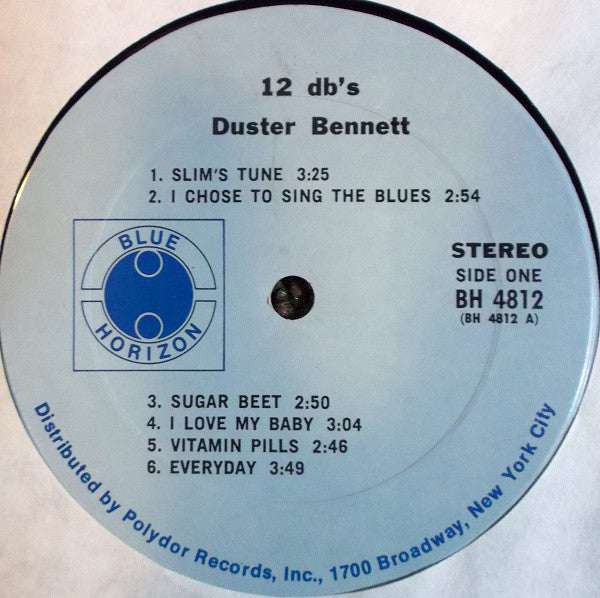 Duster Bennett : 12 DB's (LP, Album)