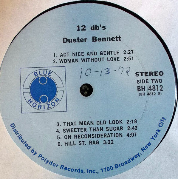 Duster Bennett : 12 DB's (LP, Album)