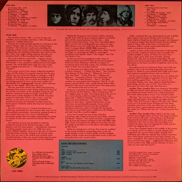 Fever Tree : The Best Of Fever Tree (LP, Comp)