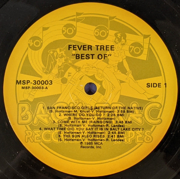 Fever Tree : The Best Of Fever Tree (LP, Comp)